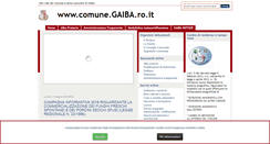 Desktop Screenshot of comune.gaiba.ro.it